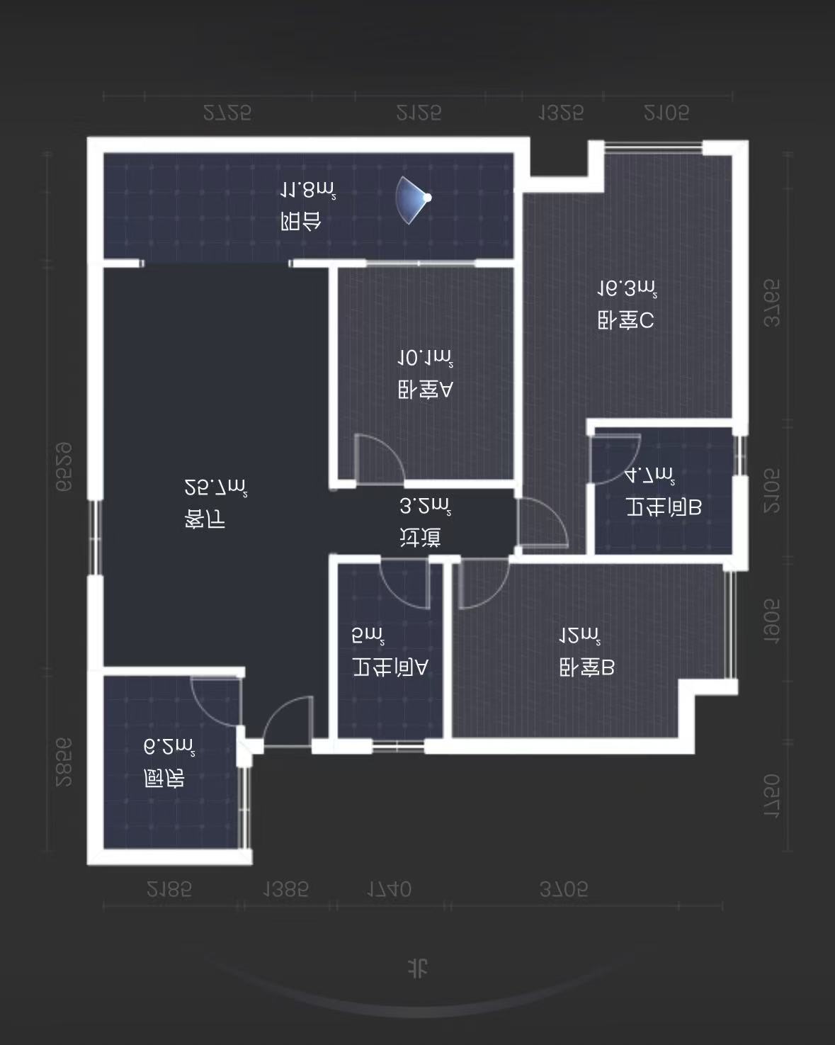 建设家园 3室2厅2卫 53.0万 建设家园 3室2厅2卫 53.0万室内图