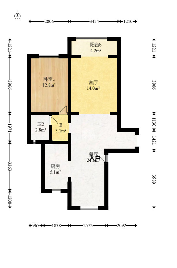 澳海望洲府  4室2厅2卫    98.0万