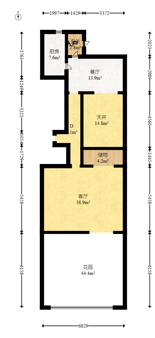 中粮北纬28°别墅  6室3厅6卫   620.00万室内图1
