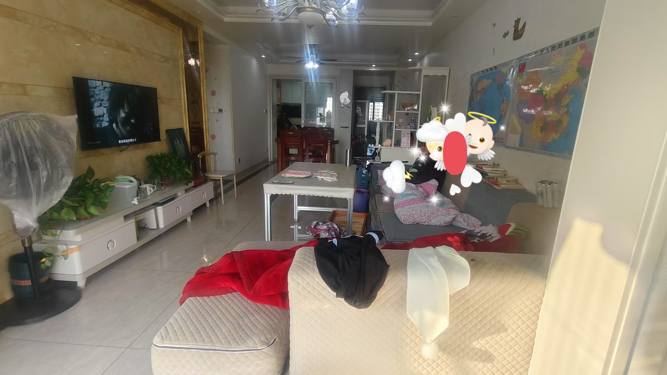 东部美的城 3室2厅2卫 63.8万 东部美的城 3室2厅2卫 63.8万室内图