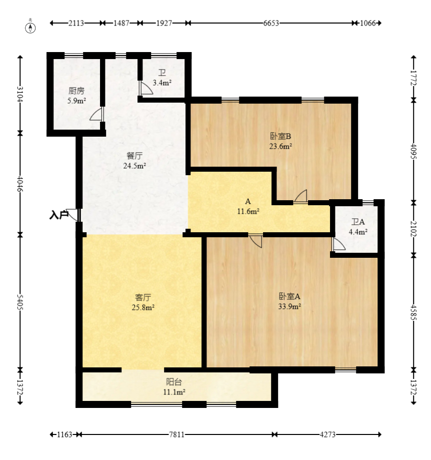 麓阳和景雅苑  5室3厅3卫   228.00万室内图1