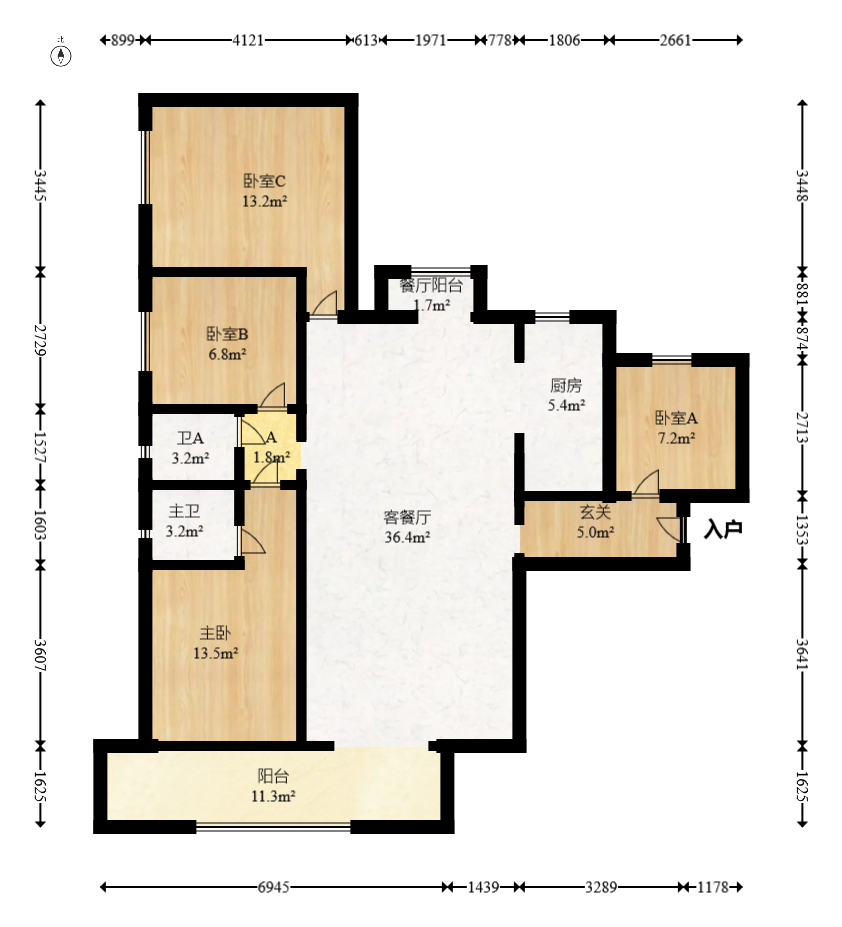 保利天禧C区  4室2厅2卫    218.0万 保利天禧C区  4室2厅2卫    218.0万户型图