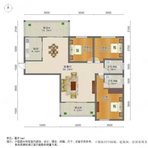 招商华发天汇   201.14㎡     18000.00元/月小区图