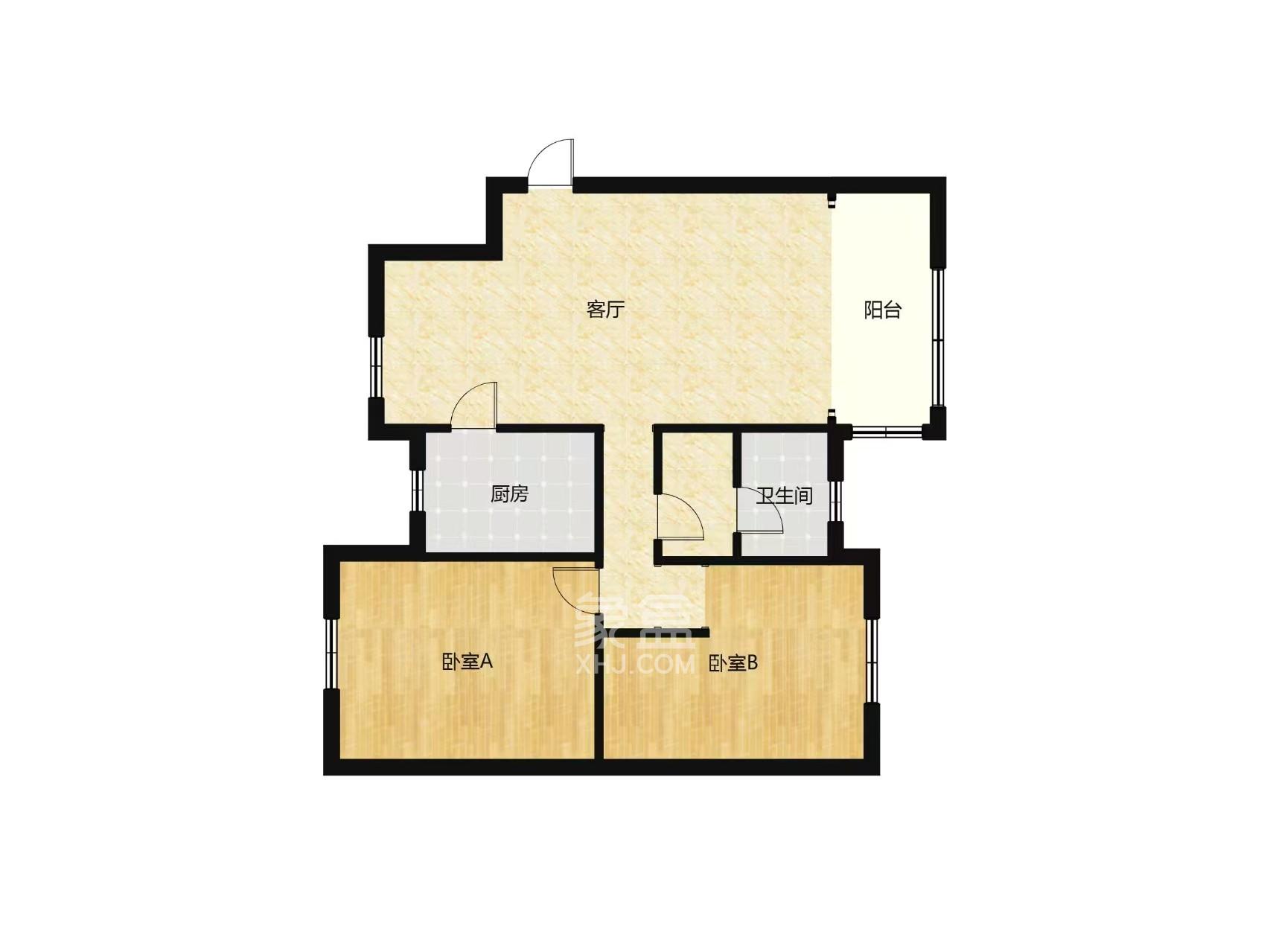 金石蓉园  2室2厅1卫   2000.00元/月室内图