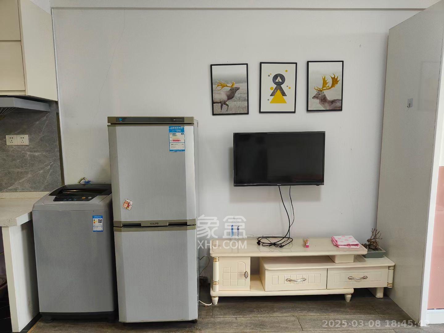 梅溪鑫苑名家 1室1厅1卫 1200.0元/月 梅溪鑫苑名家 1室1厅1卫 1200.0元/月室内图