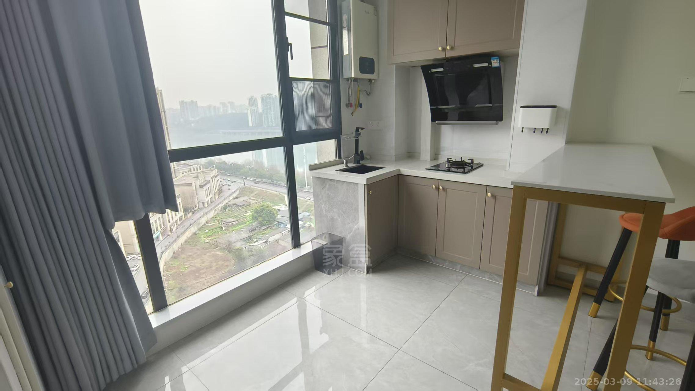 中泰财富湘江 1室1厅1卫 1500.0元/月 中泰财富湘江 1室1厅1卫 1500.0元/月室内图