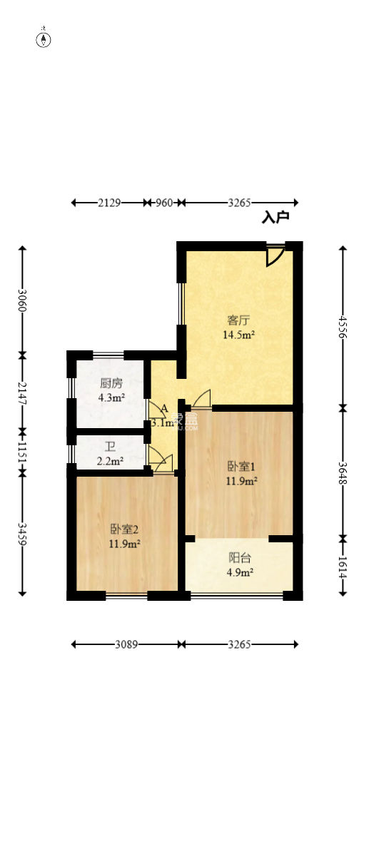公交园小区（公交新村）  2室1厅1卫   40.00万