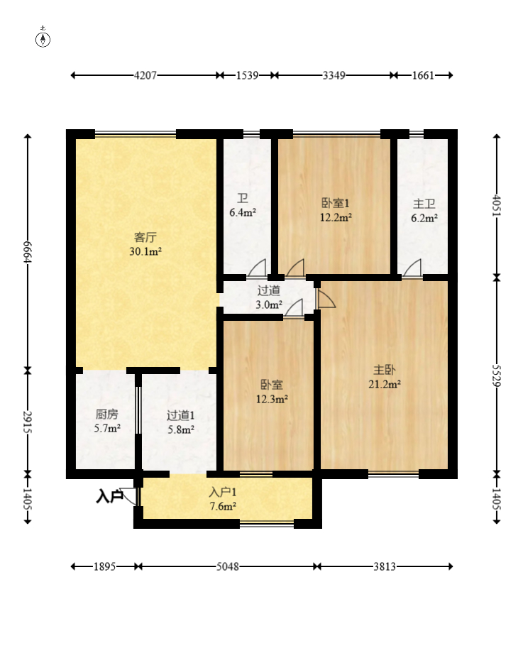 铂宫  3室2厅2卫    158.0万 铂宫  3室2厅2卫    158.0万户型图