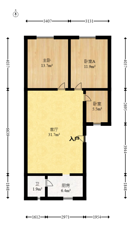 板桥小区 14室6厅10卫 165.0万 板桥小区 14室6厅10卫 165.0万户型图