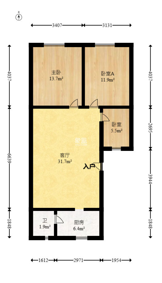 板桥小区  14室6厅10卫   165.00万