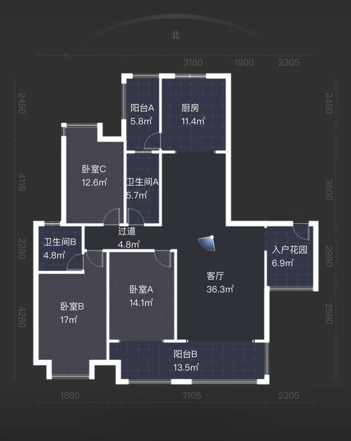 金水湾 3室2厅2卫 92.0万 金水湾 3室2厅2卫 92.0万室内图