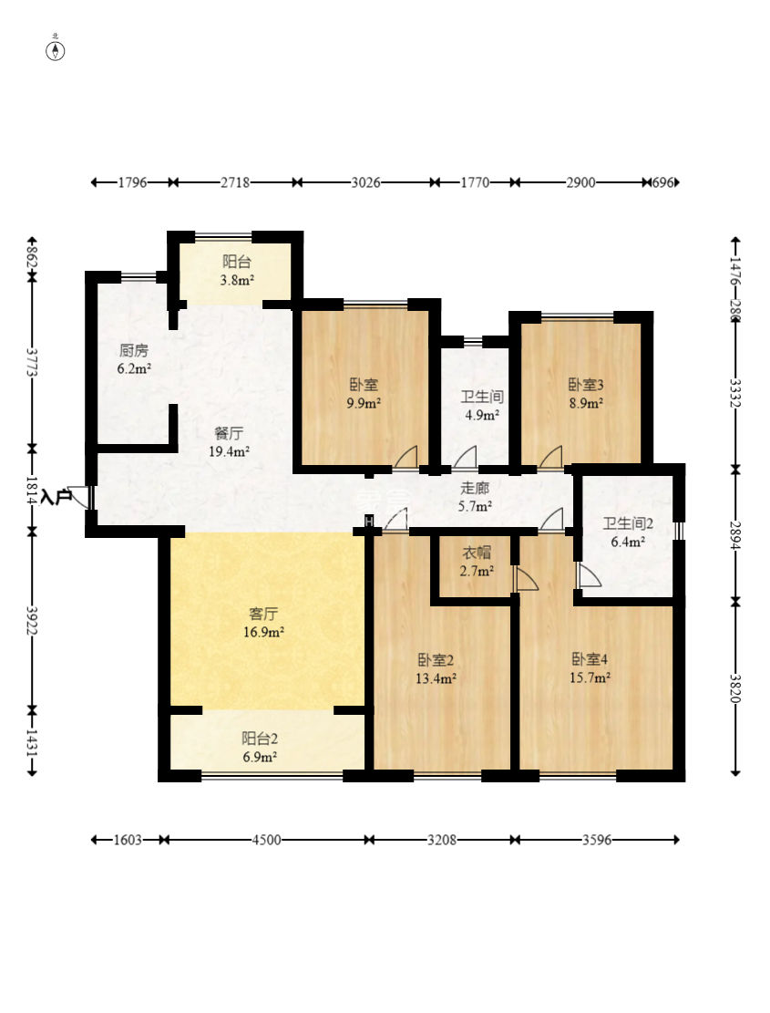 金茂建发观悦  4室2厅2卫   183.00万