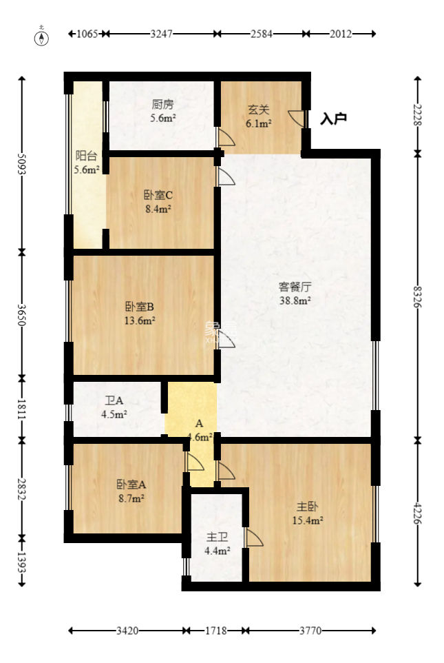 景秀江山  4室2厅2卫   120.00万