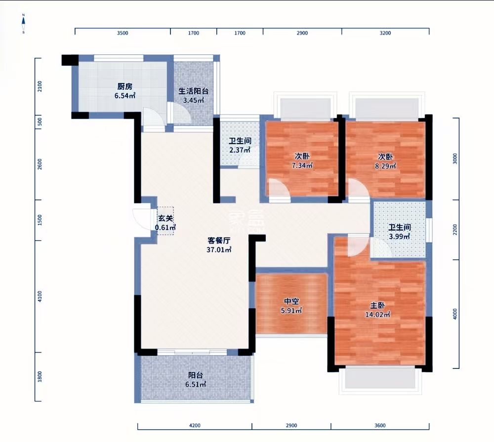春藤小镇 4室2厅2卫 110.00万 春藤小镇 4室2厅2卫 110.00万室内图