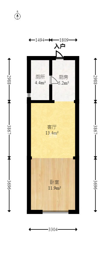 兰亭湾畔  1室1厅1卫   39.80万