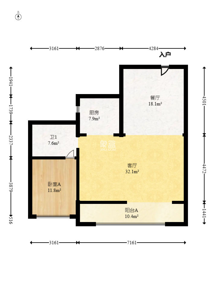 建發(fā)玖洲觀瀾  1室0廳0衛(wèi)   156.00萬
