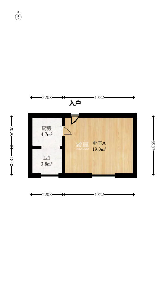 都市馨園  1室1廳1衛(wèi)   26.00萬