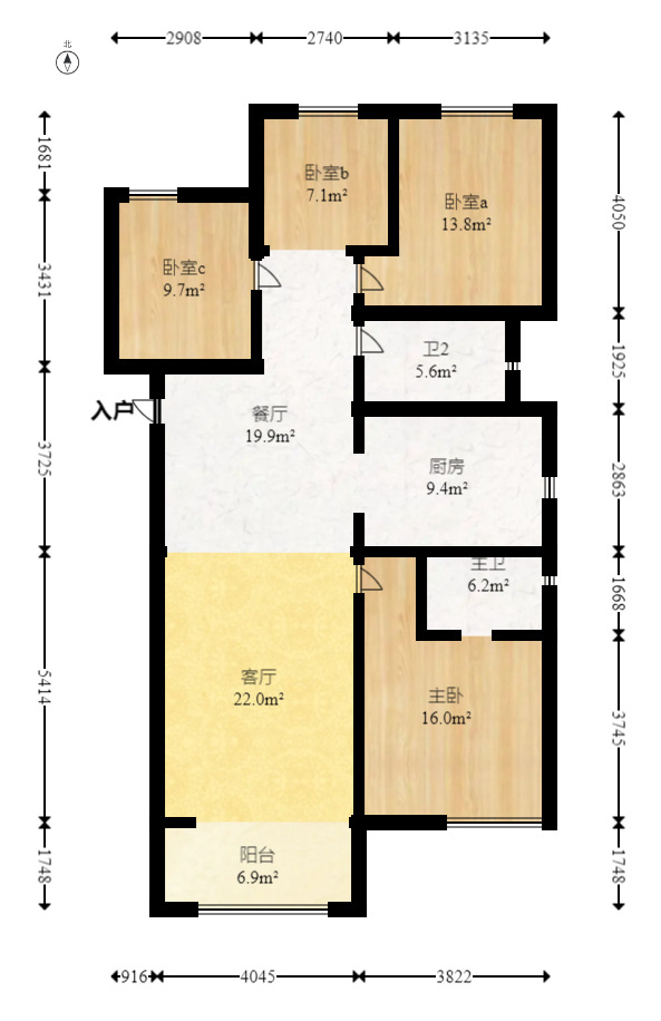 华润桃源里  4室2厅2卫    118.0万 华润桃源里  4室2厅2卫    118.0万户型图