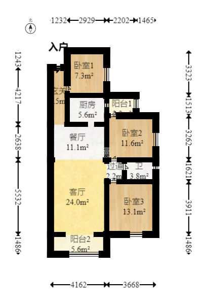 润和之悦（金泽园）  3室2厅1卫   71.80万