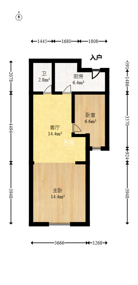 少帅府  2室1厅1卫   50.00万