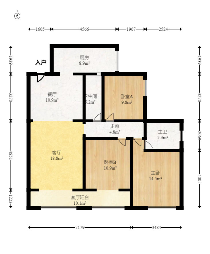 中建芙蓉嘉苑  3室2厅2卫    99.8万