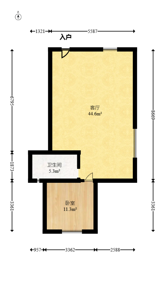 中海梅溪湖壹号  6室2厅4卫   848.00万室内图1