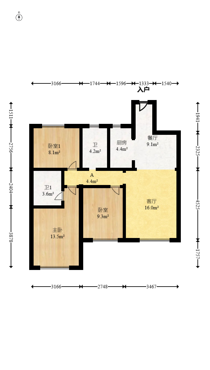 荣盛锦绣学府  3室2厅2卫    89.0万 荣盛锦绣学府  3室2厅2卫    89.0万户型图