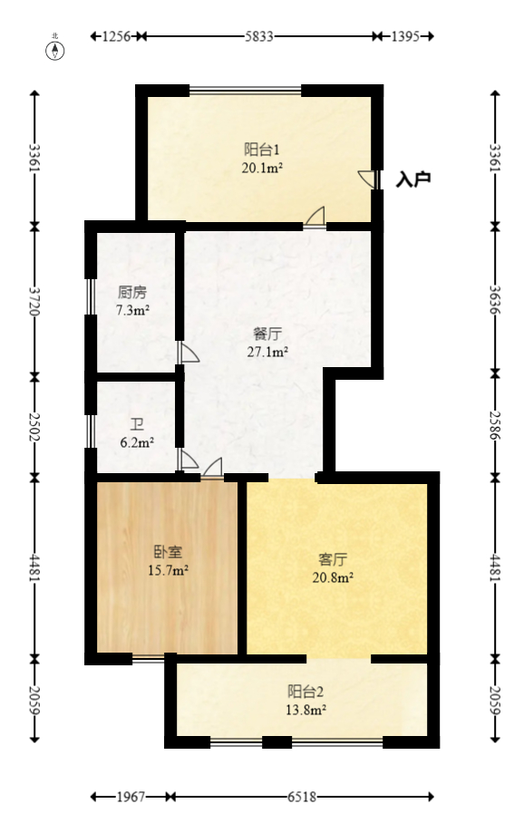 澳海澜庭 4室2厅2卫 103.0万 澳海澜庭 4室2厅2卫 103.0万户型图