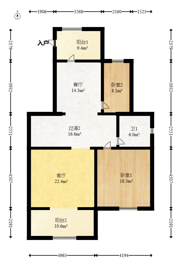 澳海澜庭  1室0厅0卫    83.5万