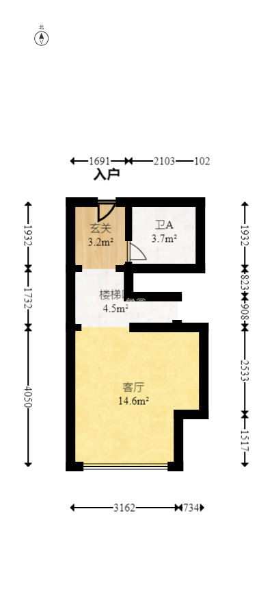 卓越中寰  2室1厅1卫   70.00万