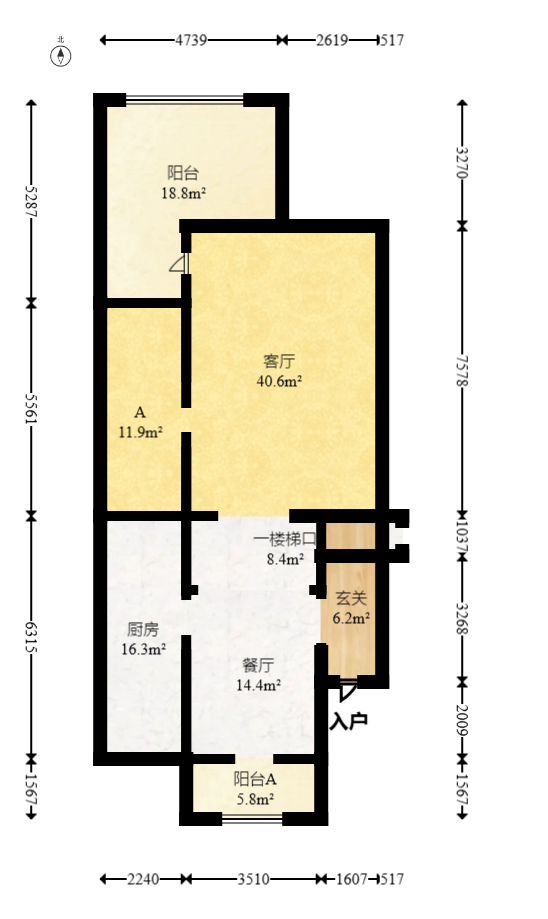 香格里麓山别墅  5室2厅3卫   450.00万室内图1