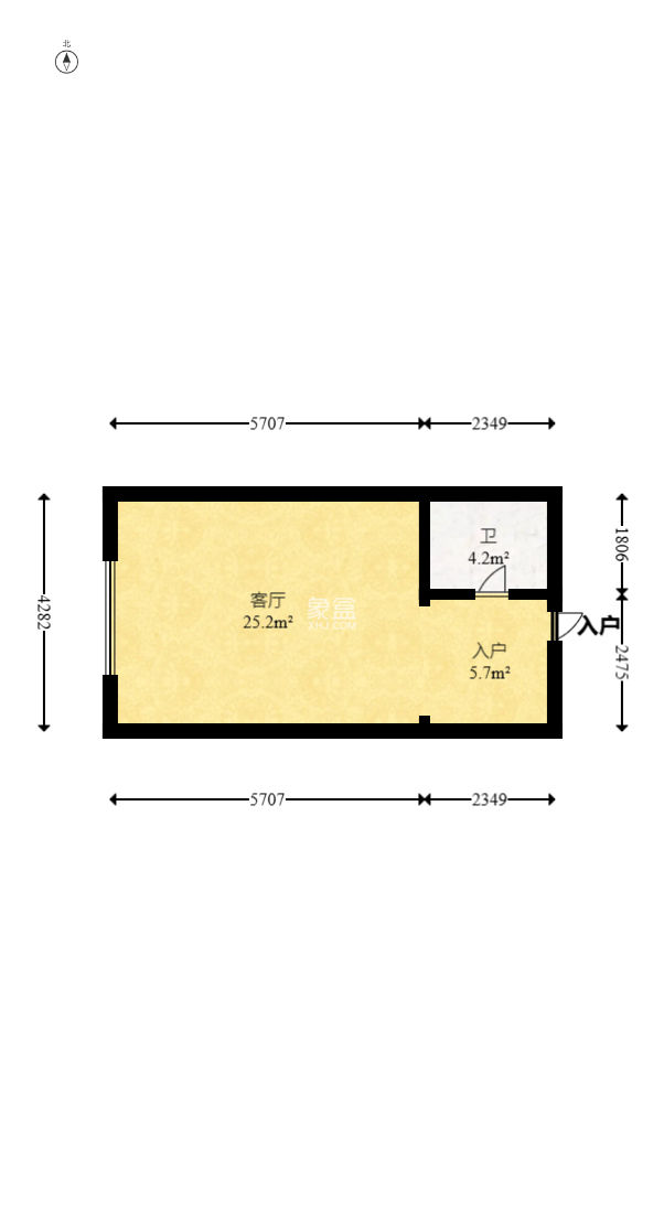 金科时代中心  1室1厅1卫   27.50万