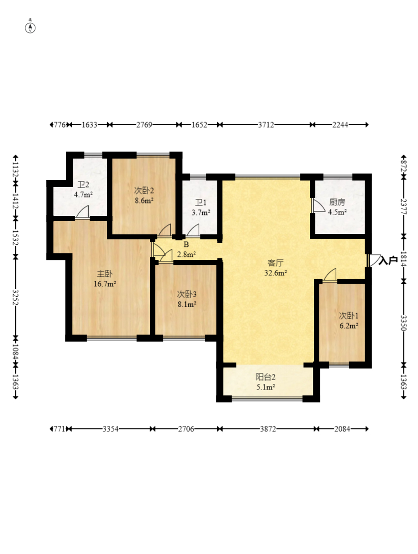 方略城市广场  4室2厅2卫    110.0万 方略城市广场  4室2厅2卫    110.0万户型图