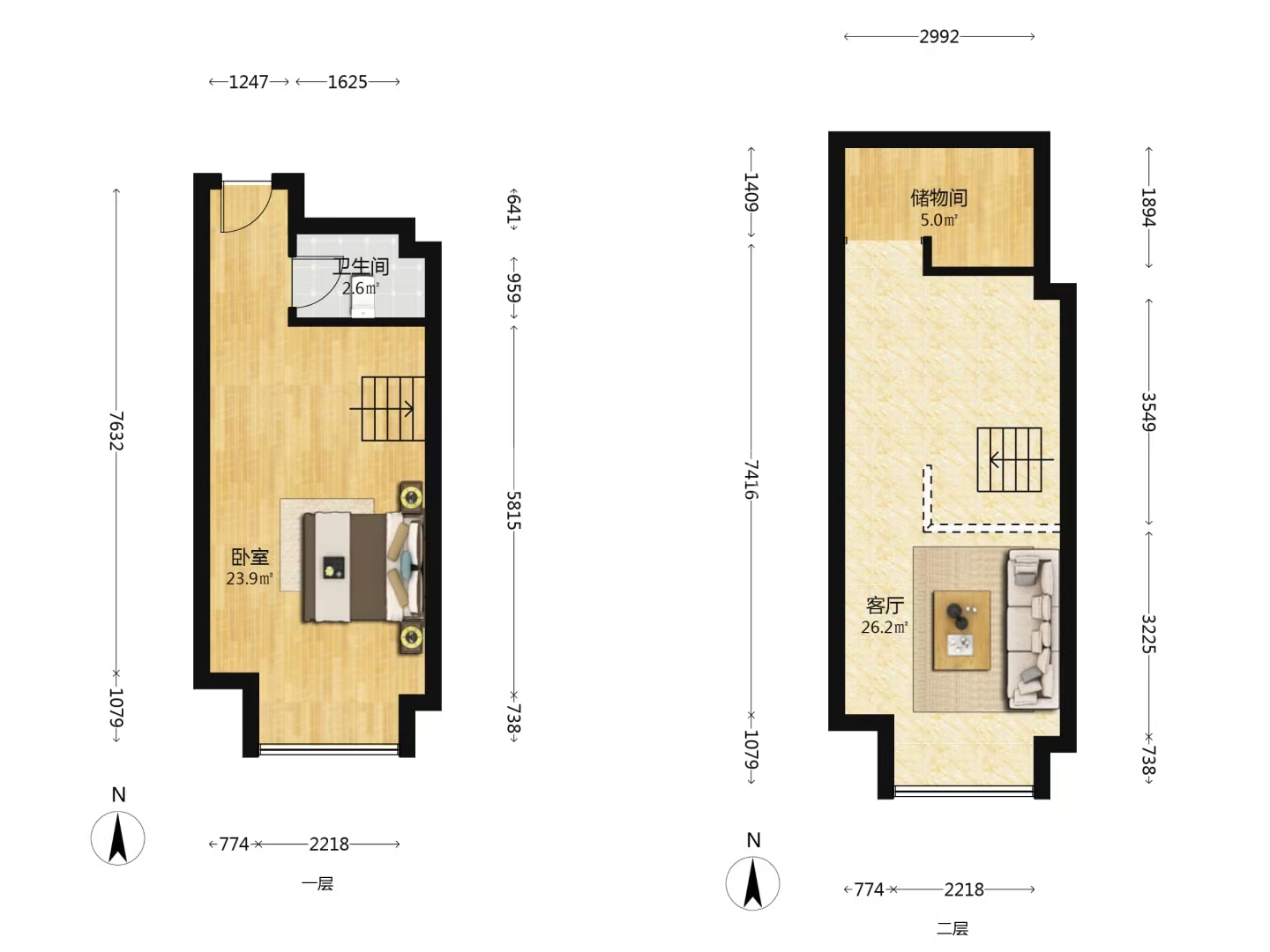 亿都晴天里 1室1厅1卫 15.8万 亿都晴天里 1室1厅1卫 15.8万室内图