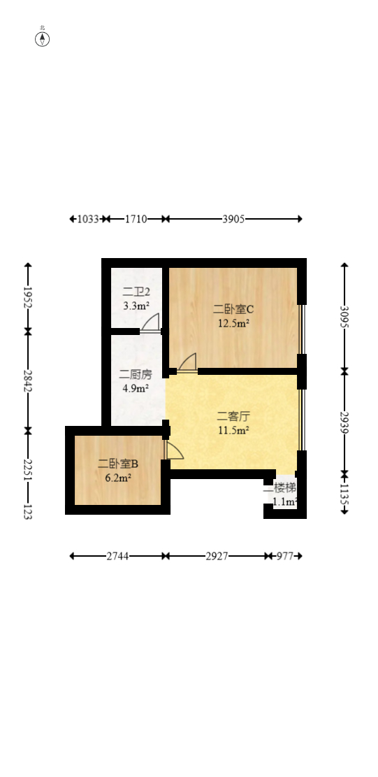枫华府第  3室2厅2卫   49.80万其他