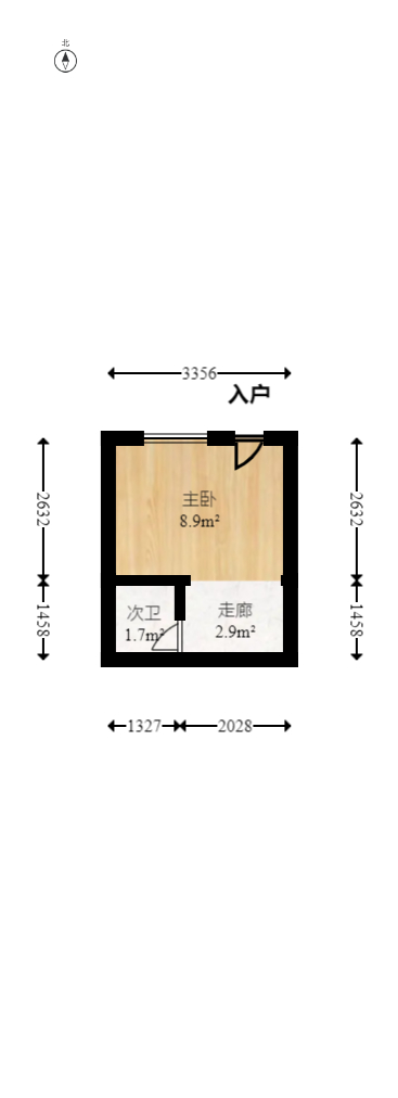 东林小区 2室1厅1卫 110.0万 东林小区 2室1厅1卫 110.0万户型图