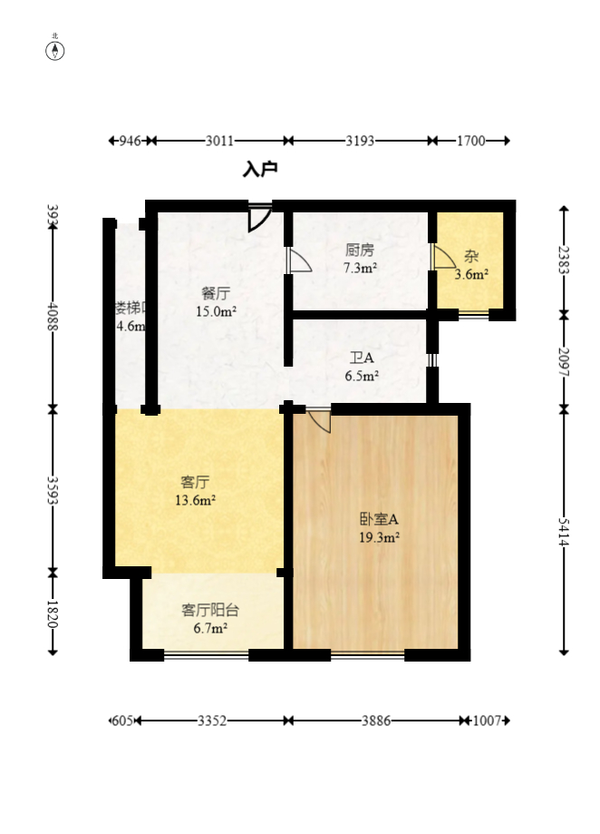 保利天禧C区  4室2厅2卫   350.00万室内图1