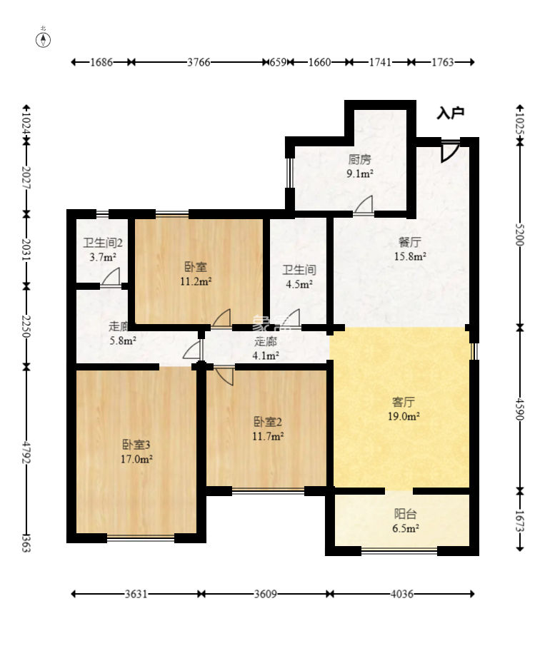 中交中央公园D4区  3室2厅2卫   138.00万
