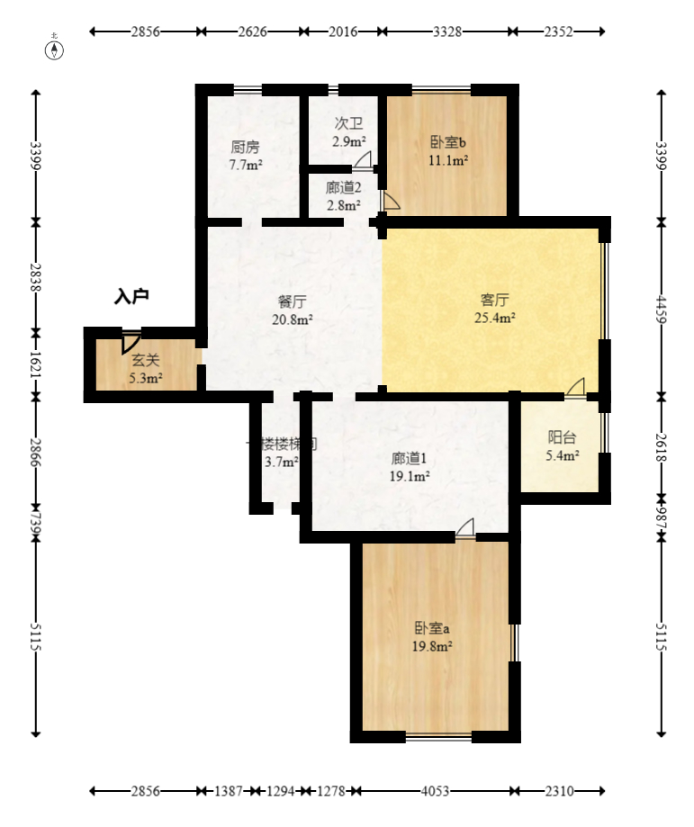 建发央著  1室0厅0卫   368.00万室内图1