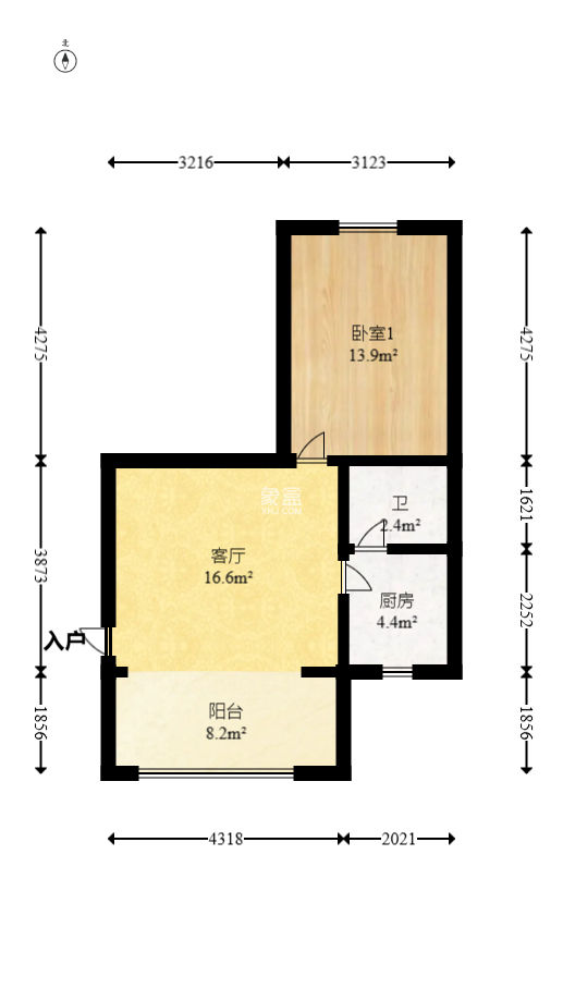 砂子塘社区  1室1厅1卫   26.00万