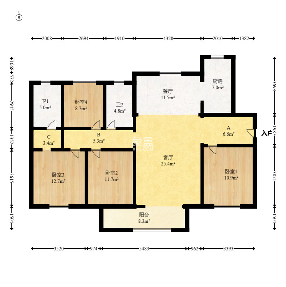 旭辉国悦府  4室2厅2卫    175.0万 旭辉国悦府  4室2厅2卫    175.0万