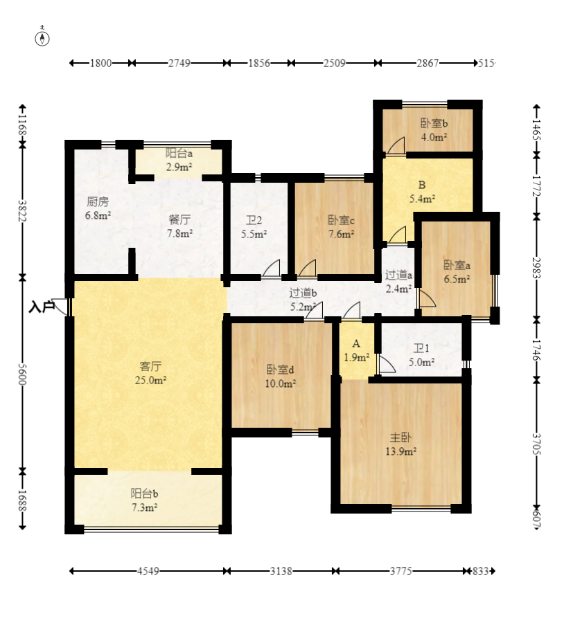 华润桃源里  4室2厅2卫    82.8万 华润桃源里  4室2厅2卫    82.8万户型图