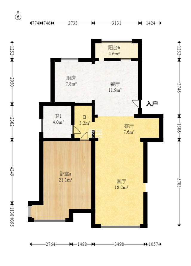 丽景华庭  3室2厅2卫    86.0万