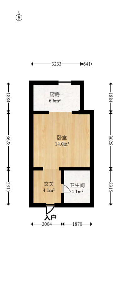 明发国际城  1室1厅1卫    28.0万