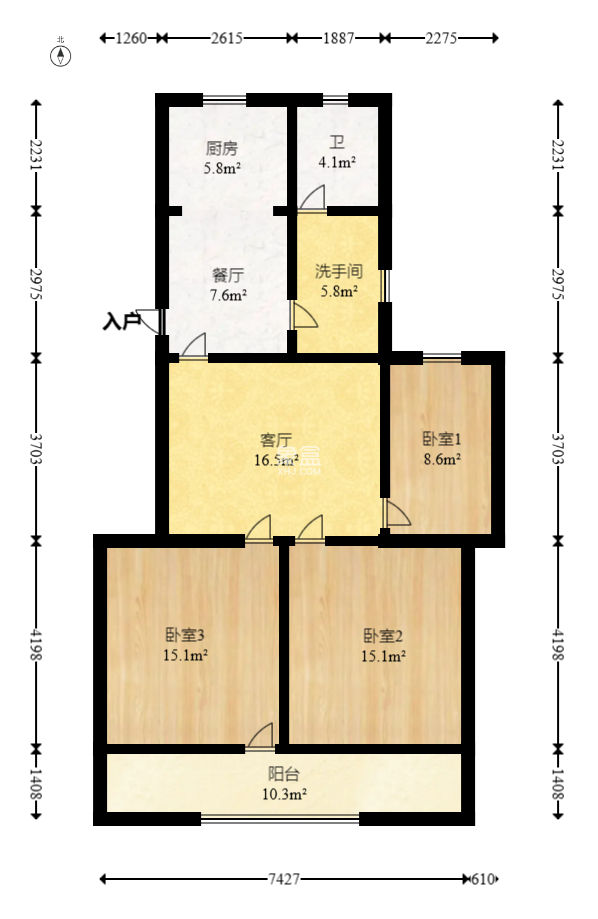 市環(huán)境檢測站宿舍（長沙市環(huán)境保護研究所）  2室2廳1衛(wèi)   51.80萬