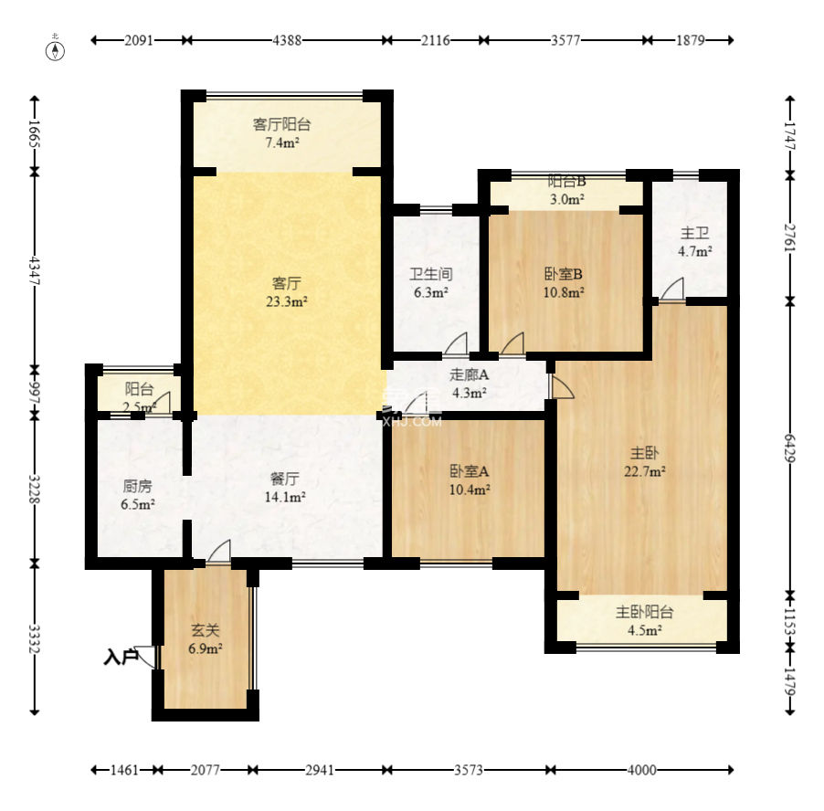 中建芙蓉嘉苑  3室2厅2卫   135.00万