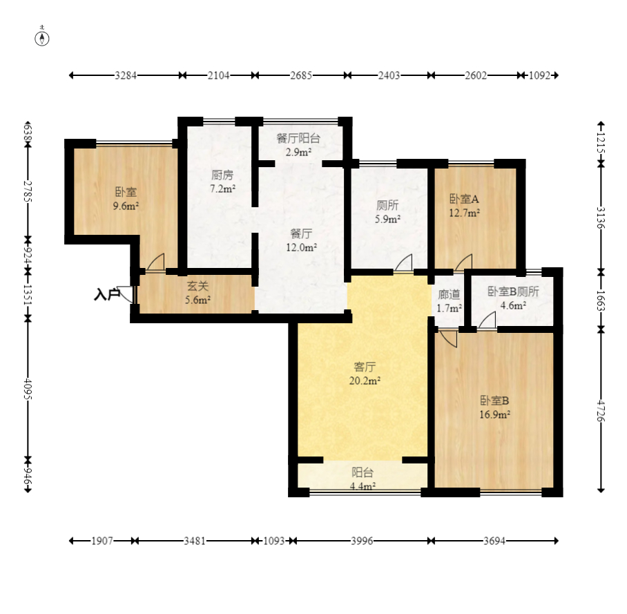 湘熙水郡(观澜海赋家园)  3室2厅2卫    138.0万 湘熙水郡(观澜海赋家园)  3室2厅2卫    138.0万户型图