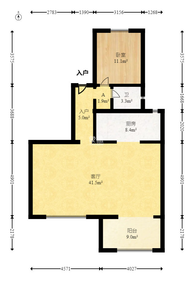长房星昇公馆  5室2厅3卫   418.00万