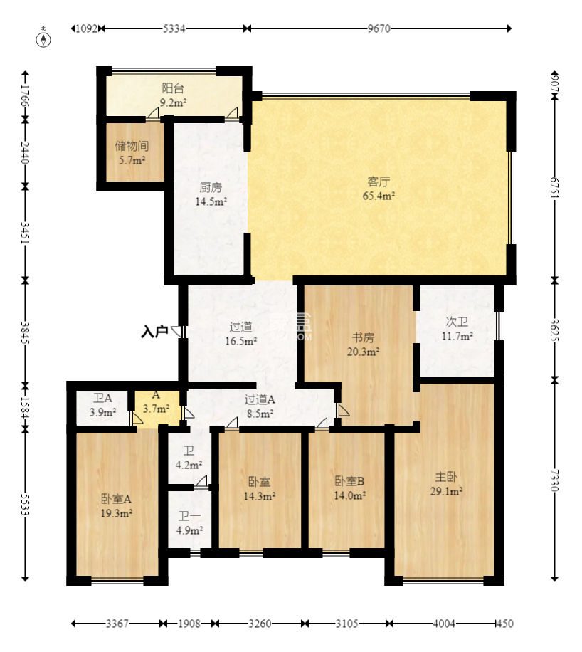 萬科松湖天地  5室2廳4衛(wèi)   396.80萬