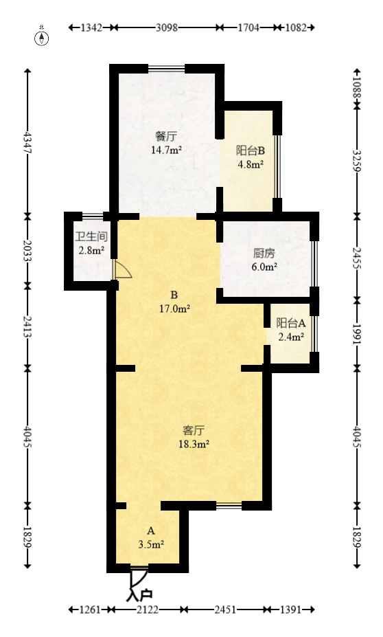 橘郡礼顿山  4室2厅2卫    259.8万 橘郡礼顿山  4室2厅2卫    259.8万户型图
